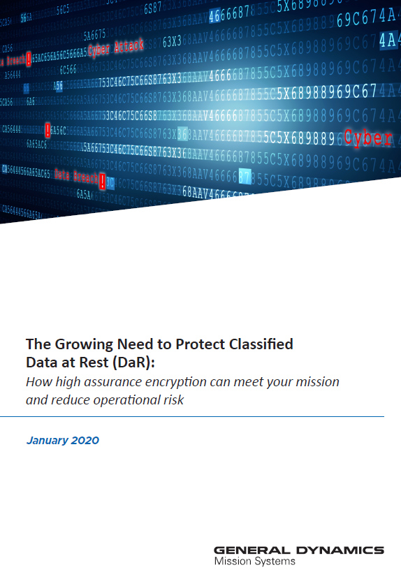 The Growing Need to Protect Classified Data at Rest DAR Whitepaper Cover